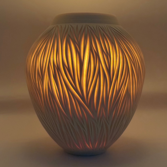 White Porcelain Vase XIX