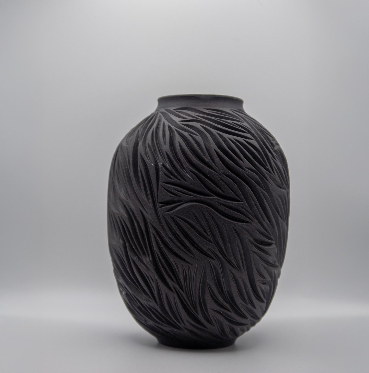 Black Porcelain Vase II - Jasmine Samuels Ceramics