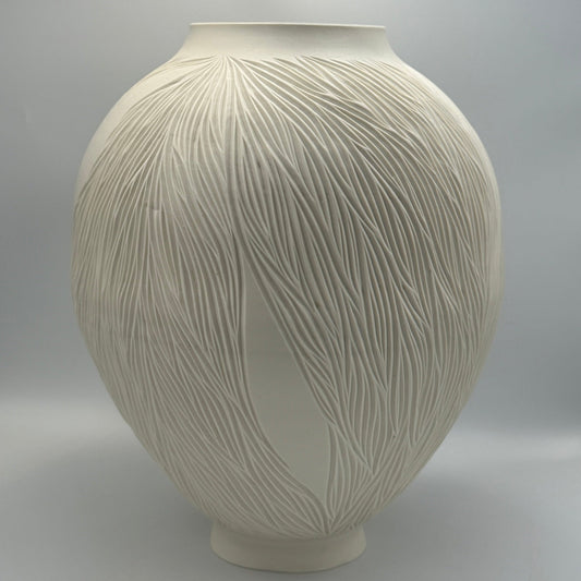 Porcelain Moon Jar - Jasmine Samuels Ceramics