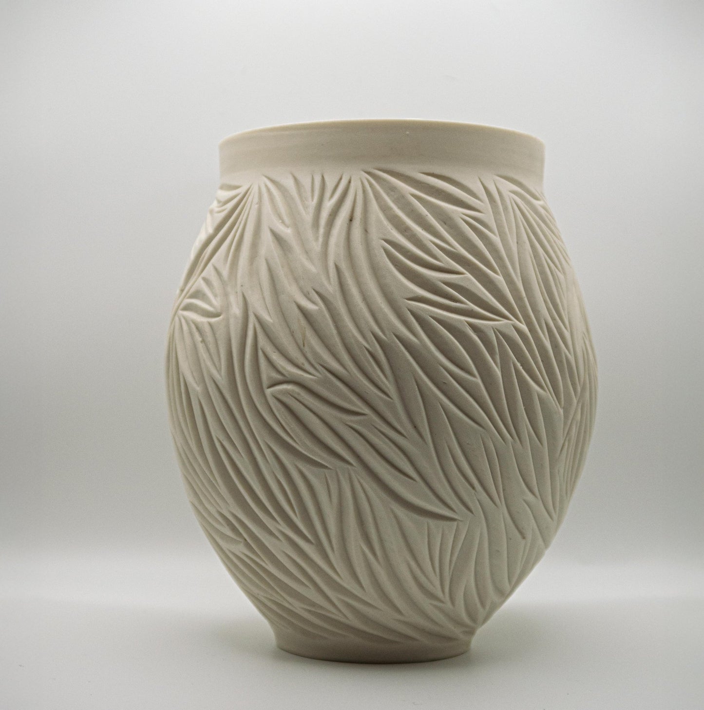 White Porcelain Vase XVIII - Jasmine Samuels Ceramics