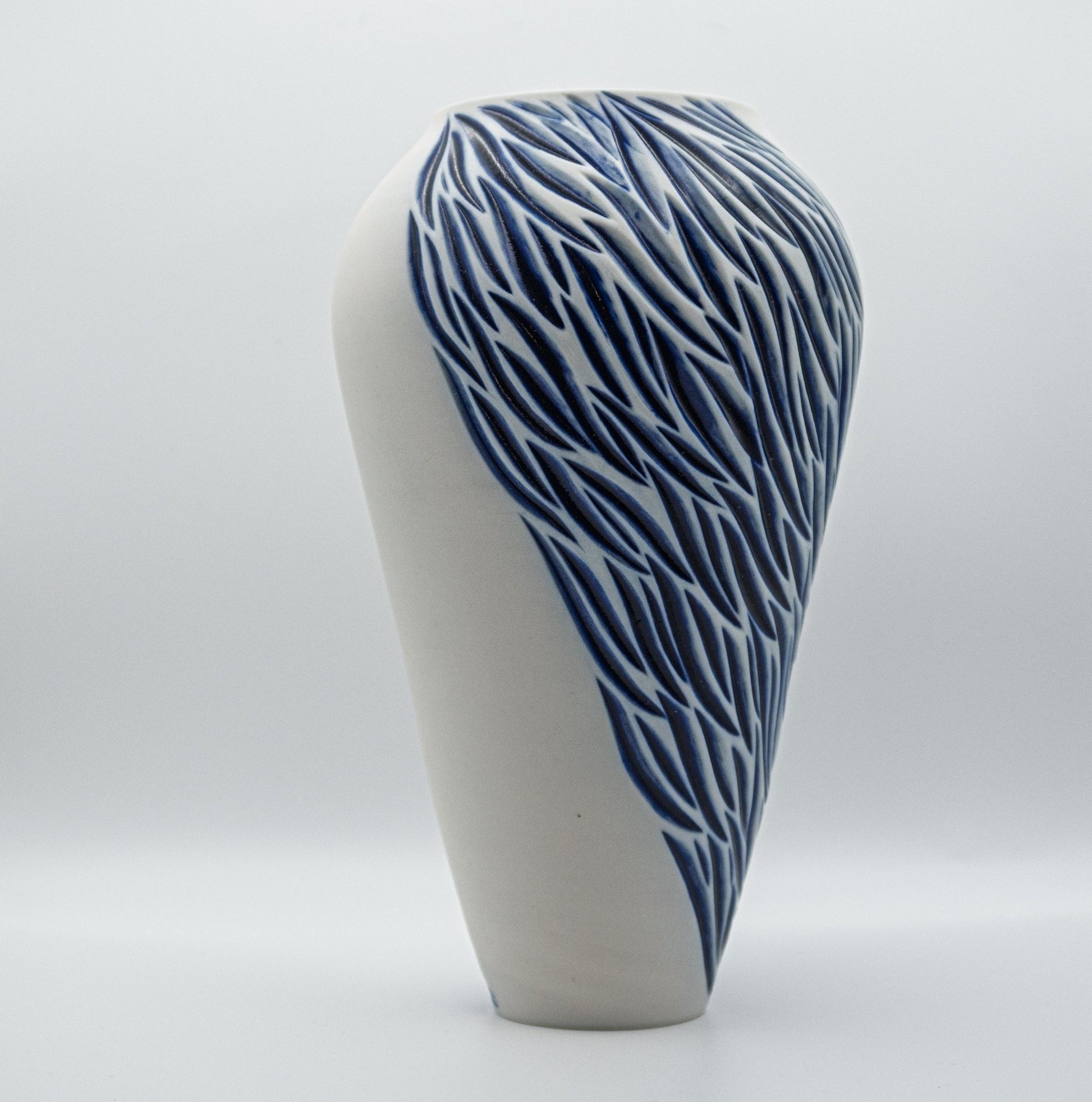 Blue & White Porcelain Vase - Jasmine Samuels Ceramics