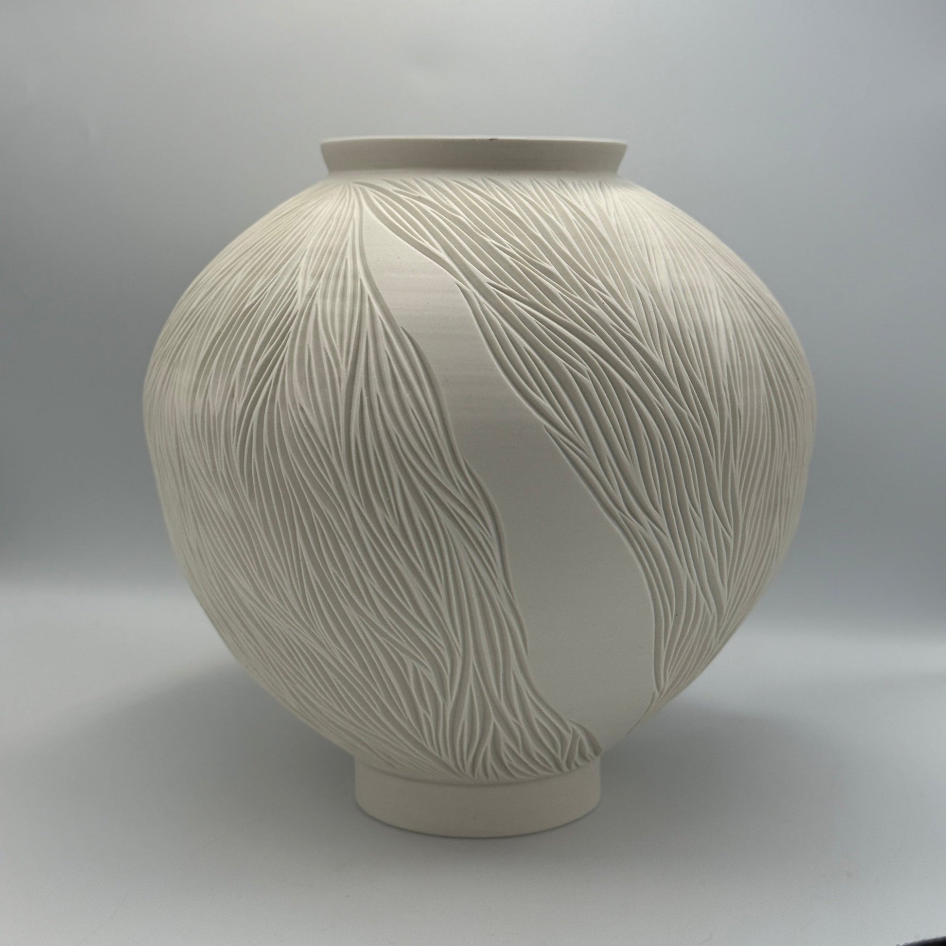 Porcelain Moon Jar - Jasmine Samuels Ceramics