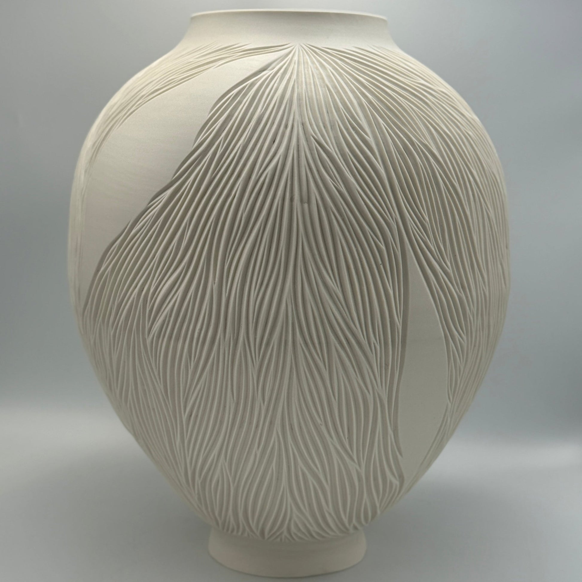Porcelain Moon Jar - Jasmine Samuels Ceramics