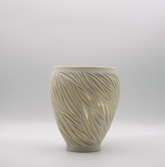 White Porcelain Vase II - Jasmine Samuels Ceramics