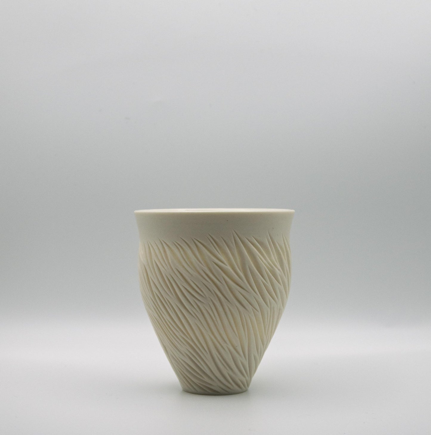 White Porcelain Vase IV - Jasmine Samuels Ceramics
