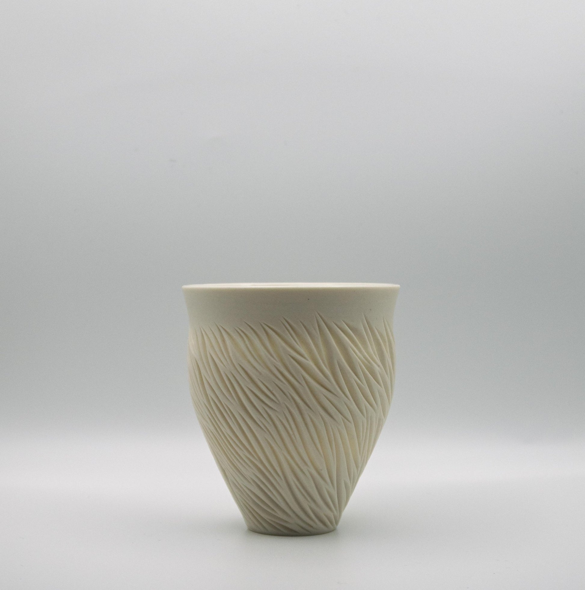 White Porcelain Vase IV - Jasmine Samuels Ceramics