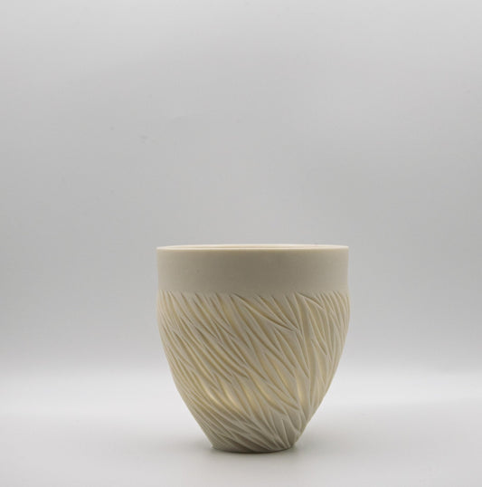 White Porcelain Vase V - Jasmine Samuels Ceramics