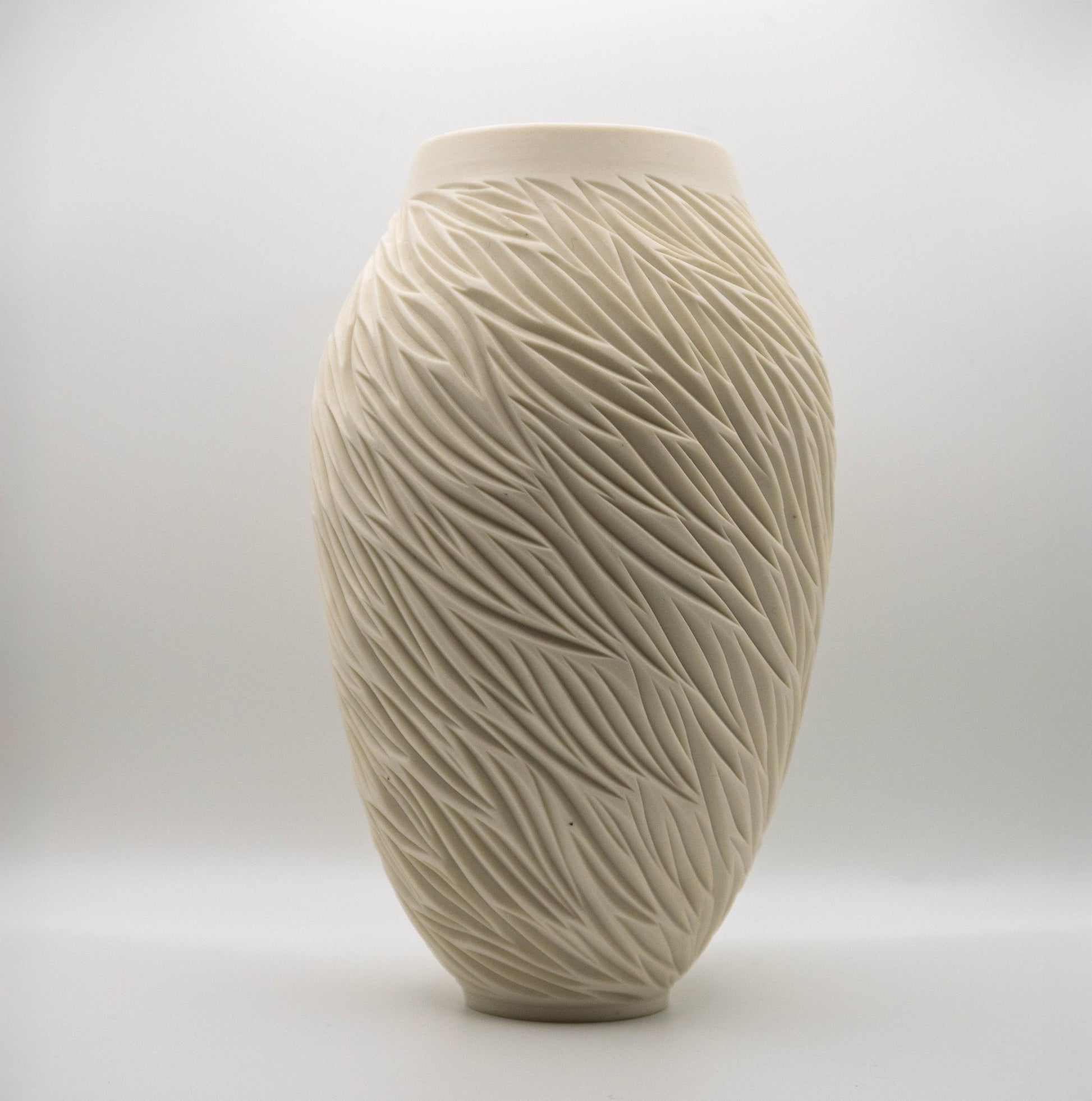 White Porcelain Vase VII - Jasmine Samuels Ceramics