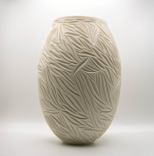 White Porcelain Vase VIII - Jasmine Samuels Ceramics