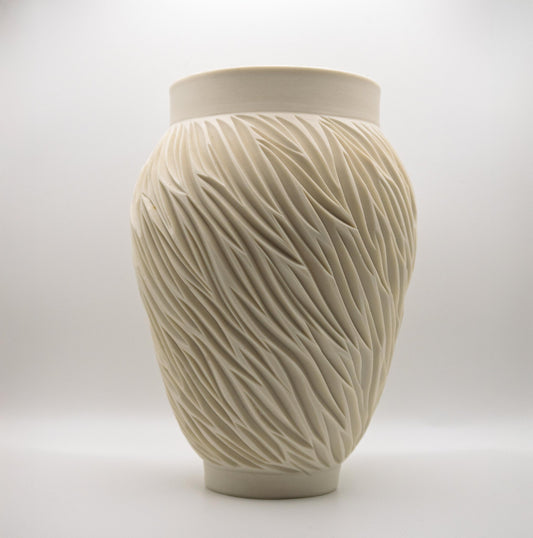 White Porcelain Vase XI - Jasmine Samuels Ceramics
