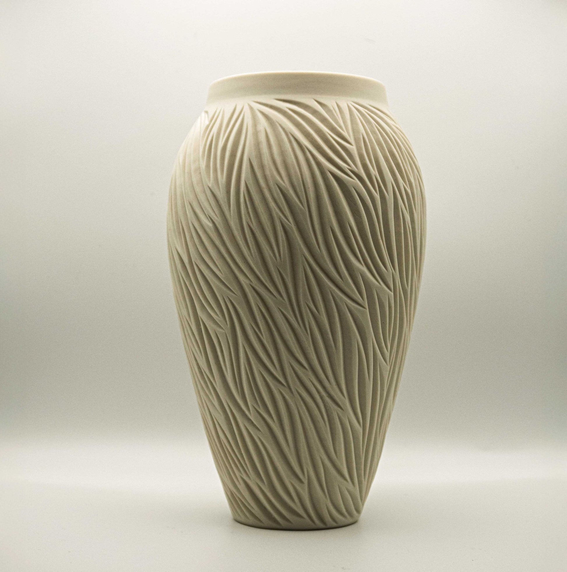 White Porcelain Vase XII - Jasmine Samuels Ceramics