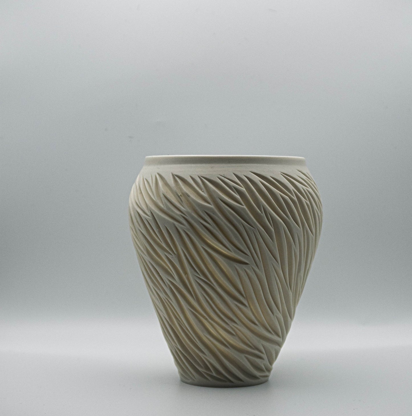 White Porcelain Vase XIV - Jasmine Samuels Ceramics