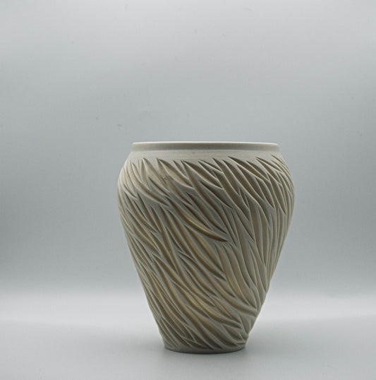 White Porcelain Vase XIV - Jasmine Samuels Ceramics