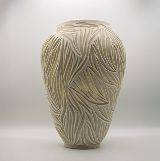 White Porcelain Vase XV - Jasmine Samuels Ceramics