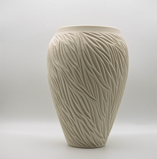 White Porcelain Vase XVII - Jasmine Samuels Ceramics